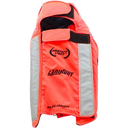 BESKYTTELSESVEST CANIHUNT DOG ARMOR PROTECT LIGHT ORANGE