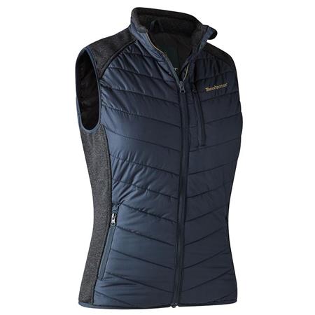 Bezrękawnik Puchowy Damski Deerhunter Lady Caroline Padded With Knit - Niebieski