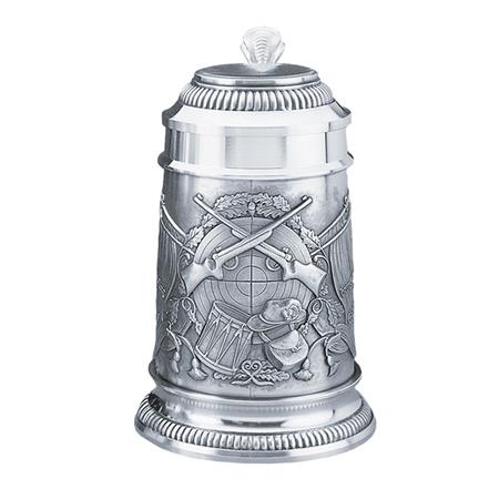 Bicchiere Di Birra Fritzmann En Étain Scène De Tir