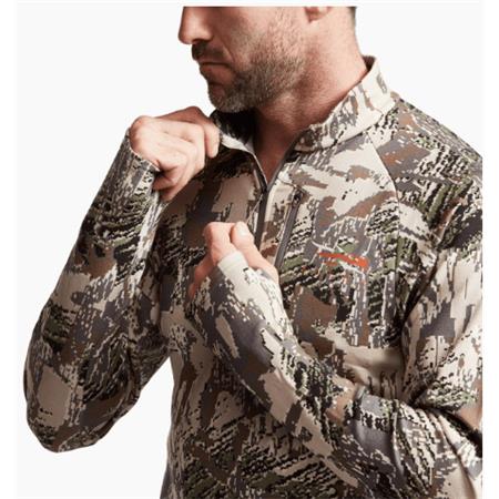 BIELIZNA MĘSKA SITKA CORE MERINO 330 HALF-ZIP MAILLOT - OPTIFADE OPEN COUNTRY