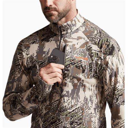 BIELIZNA MĘSKA SITKA CORE MERINO 330 HALF-ZIP MAILLOT - OPTIFADE OPEN COUNTRY