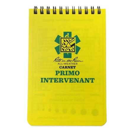Bloco De Socorro Rite In The Rain Primo Intervenant