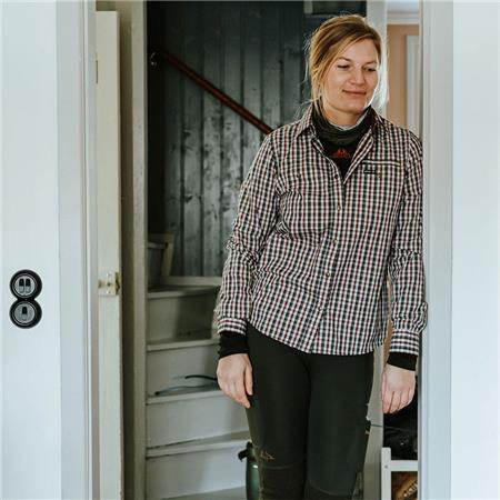 BLOEZEN MET LANGE MOUWEN VROUW SWEDTEAM LYNX ANTIBITE - DARK ORANGE