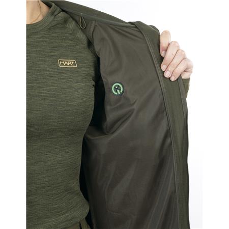 BLUZA DAMSKA HART STILK-HXT - OLIWKOWY CIEMNY