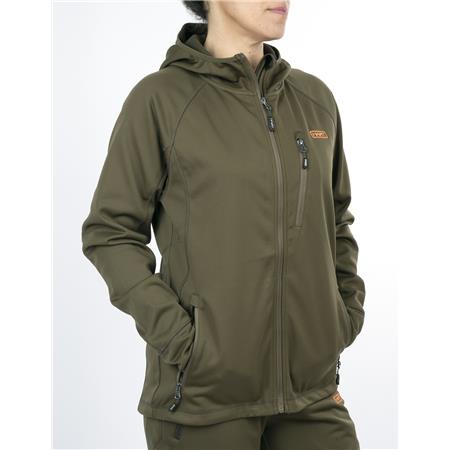 BLUZA DAMSKA HART STILK-HXT - OLIWKOWY CIEMNY