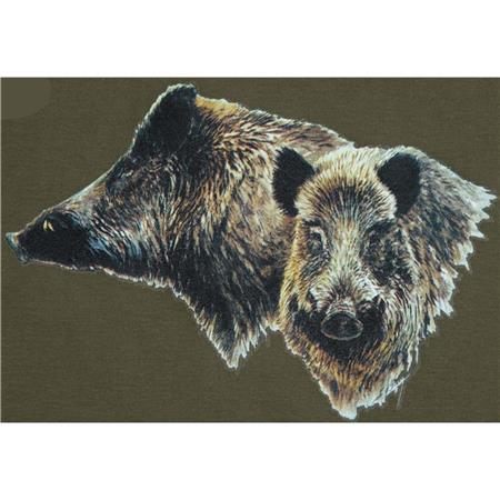 BLUZA MĘSKA BARTAVEL DUO DZIKÓW - KAKI