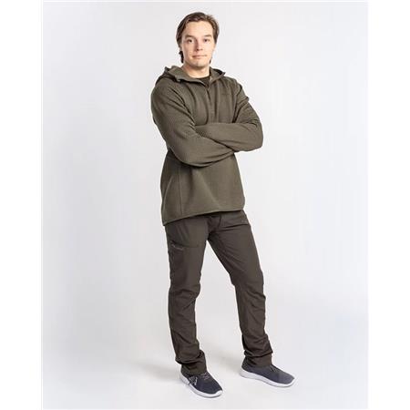 BLUZA MĘSKA PINEWOOD EVERYDAY TRAVEL HOODIE - ZIELONY