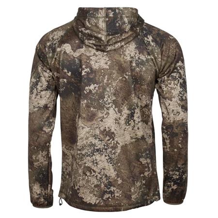 BLUZA MĘSKA PINEWOOD FURUDAL ACTIVE CAMOU POWER FLEECE HOODIE - STRATA