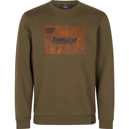 Bluza Męska Seeland Pulse - Ciemny Oliwkowy