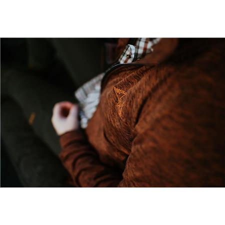 BLUZA MĘSKA SWEDTEAM LYNX - CIEMNY POMARAŃCZOWY