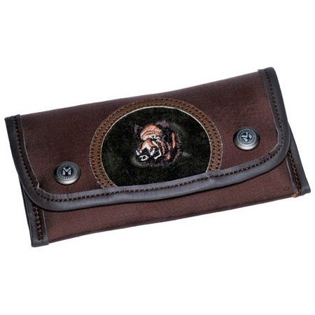 Bolsa 10 Balas Tecido Bordado Javali Januel