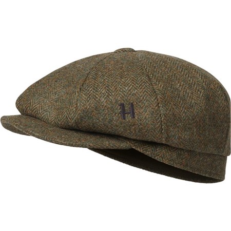 Boné Harkila Kenmore Baker - Forest Green/Herringbone