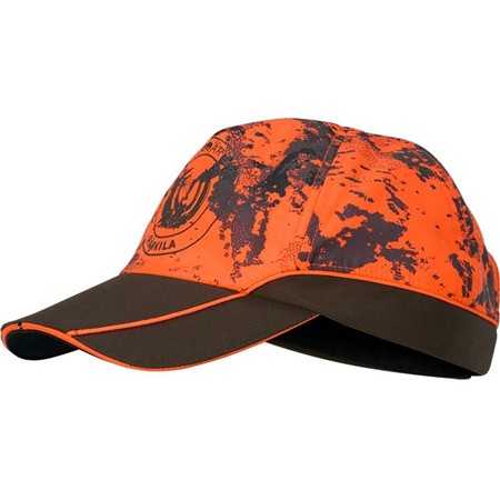 Boné Homem Harkila Wildboar Pro Quadrados Cor De Laranja