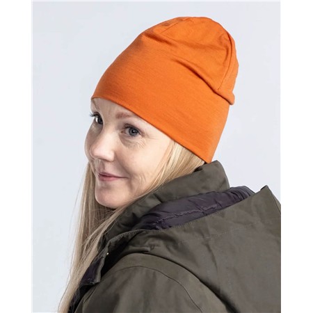 BONNET PINEWOOD MERINO WOOL - BURNED ORANGE