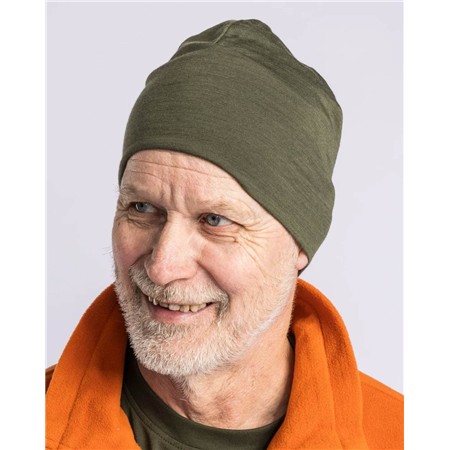 BONNET PINEWOOD MERINO WOOL - MOSS GREEN