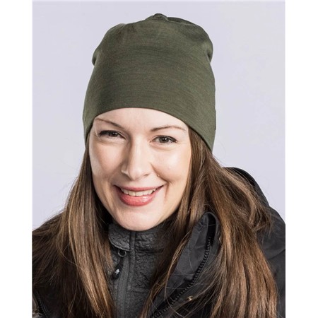 BONNET PINEWOOD MERINO WOOL - MOSS GREEN