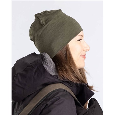 BONNET PINEWOOD MERINO WOOL - MOSS GREEN