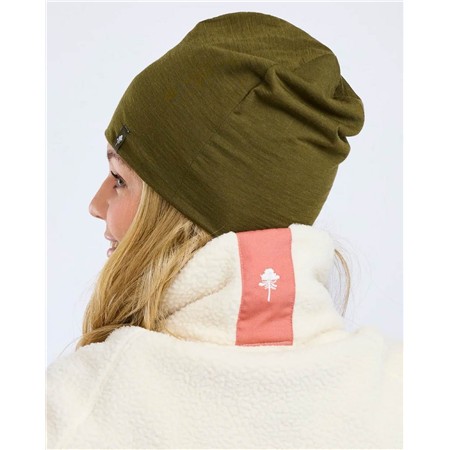 BONNET PINEWOOD MERINO WOOL - OLIVE GREEN
