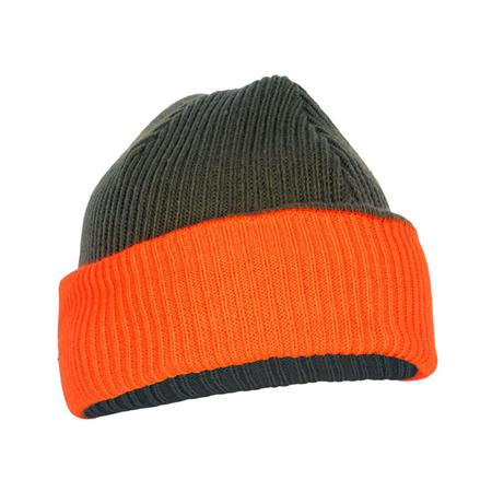 Bonnet Pinewood Småland Reversible Hunters - Moss Green/Orange
