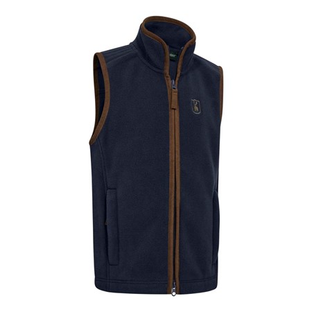 Børnefleecevest Deerhunter Youth Cumbria Fleece - Mørkeblå