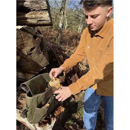 BORSA LE PAIRON BÉCASSIER TELA CERATA TRADIZIONALE