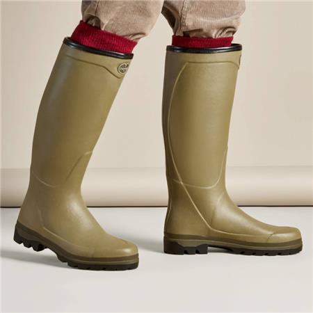 BOTAS DE HOMBRE LE CHAMEAU COUNTRY CROSS JERSEY - VERDE OLIVA