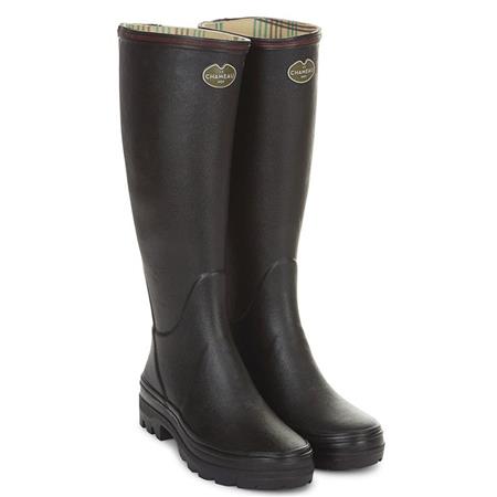 Botas Femininas Le Chameau Giverny Forradas Em Jersey - Preto