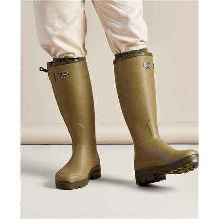 BOTAS HOMBRE CAZADOR FORRADAS DE NEOPRENO - VERDE VIERZON LE CHAMEAU DOUBLÉES DE NÉOPRÈNE - VERT VIERZON