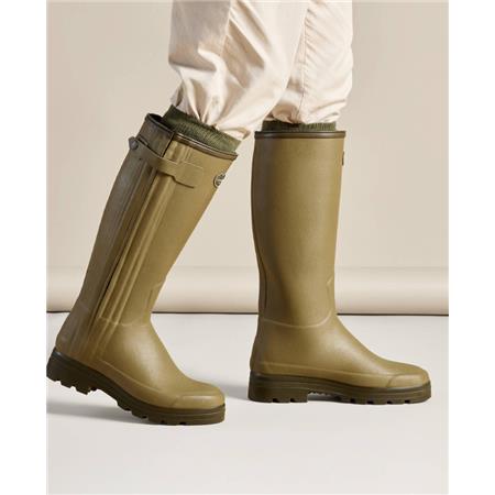 BOTAS HOMBRE CAZADOR FORRADAS DE NEOPRENO - VERDE VIERZON LE CHAMEAU DOUBLÉES DE NÉOPRÈNE - VERT VIERZON
