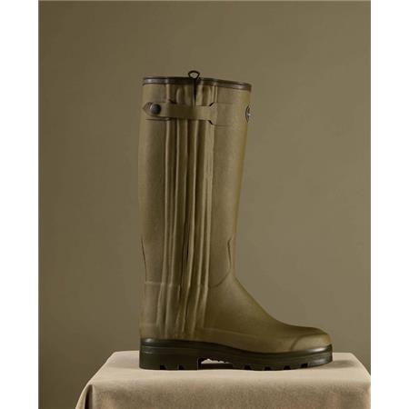 BOTAS HOMBRE CAZADOR FORRADAS DE NEOPRENO - VERDE VIERZON LE CHAMEAU DOUBLÉES DE NÉOPRÈNE - VERT VIERZON