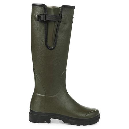 BOTAS MUJER LE CHAMEAU VIERZON FORRADAS EN JERSEY - VERDE OSCURO