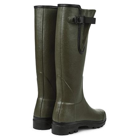 BOTAS MUJER LE CHAMEAU VIERZON FORRADAS EN JERSEY - VERDE OSCURO