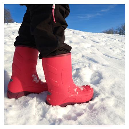 BOTTES FEMME-ENFANT TREKSTA ARTIC PU - ROSE