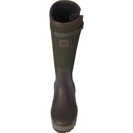 BOTTES HOMME HARKILA FORESTER TEXTILE RUBBER - WILLOW GREEN/DEEP BROWN