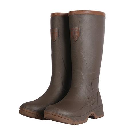 BOTTES HOMME SOMLYS CAOUTCHOUC JERSEY - MARRON