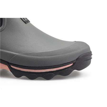 BOTTILLONS FEMME ROUCHETTE CLEAN LADY - GRIS