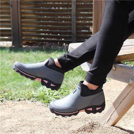 BOTTILLONS FEMME ROUCHETTE CLEAN LADY - GRIS