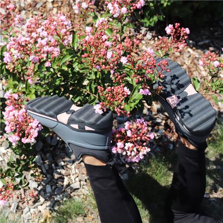 BOTTILLONS FEMME ROUCHETTE CLEAN LADY - GRIS