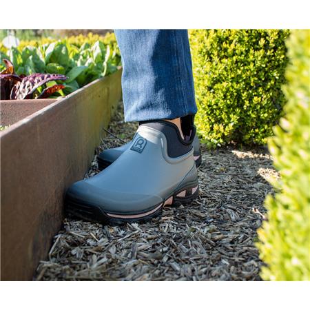 BOTTILLONS FEMME ROUCHETTE CLEAN LADY - GRIS