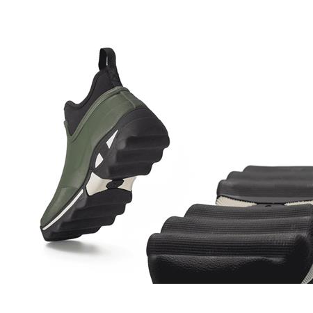 BOTTILLONS FEMME ROUCHETTE CLEAN LADY - KAKI