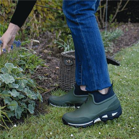 BOTTILLONS FEMME ROUCHETTE CLEAN LADY - KAKI