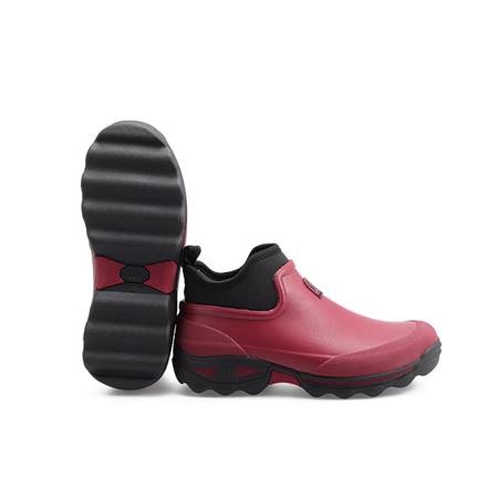 BOTTILLONS FEMME ROUCHETTE CLEAN LADY - PRUNE