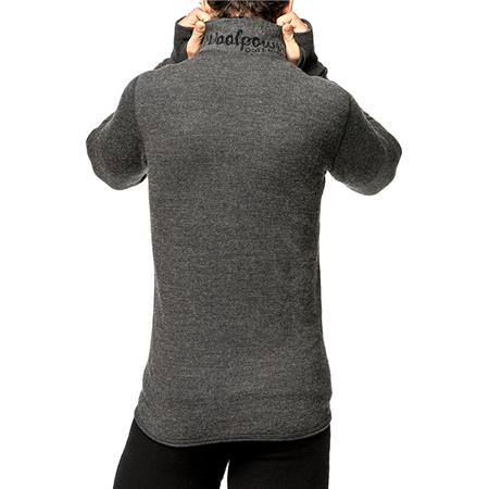 ΜΠΟΥΦΆΝ UNISEX WOOLPOWER FULL ZIP JACKET 400 - ΓΚΡΙ
