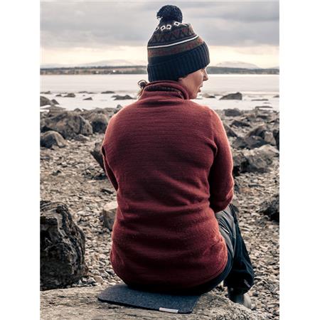 ΜΠΟΥΦΆΝ UNISEX WOOLPOWER FULL ZIP JACKET 400 - ΚΌΚΚΙΝΟ ΣΚΟΥΡΙΆΣ