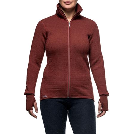 ΜΠΟΥΦΆΝ UNISEX WOOLPOWER FULL ZIP JACKET 400 - ΚΌΚΚΙΝΟ ΣΚΟΥΡΙΆΣ