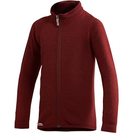 Μπουφάν Unisex Woolpower Full Zip Jacket 400 - Κόκκινο Σκουριάσ