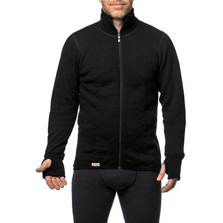 ΜΠΟΥΦΆΝ UNISEX WOOLPOWER FULL ZIP JACKET 400 - ΜΑΎΡΟ
