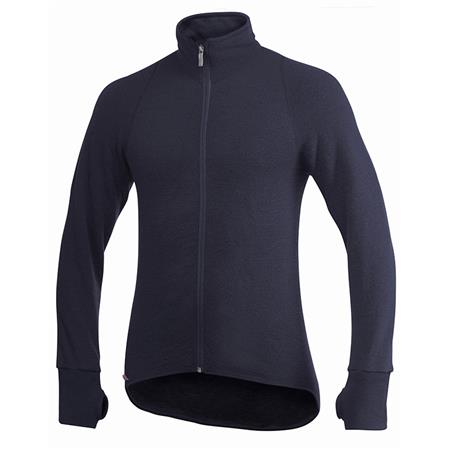 Μπουφάν Unisex Woolpower Full Zip Jacket 400 - Ναυτικό Μπλε