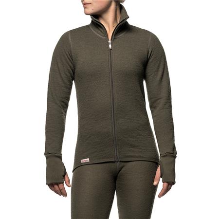 ΜΠΟΥΦΆΝ UNISEX WOOLPOWER FULL ZIP JACKET 400 - ΠΡΆΣΙΝΟ