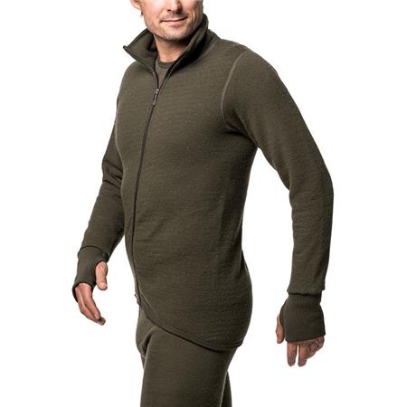 ΜΠΟΥΦΆΝ UNISEX WOOLPOWER FULL ZIP JACKET 400 - ΠΡΆΣΙΝΟ
